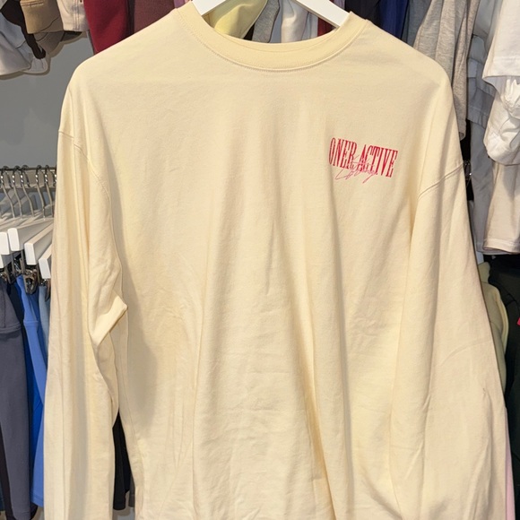 Oner Active Long Sleeve Top in Cream and Pink - Picture 4 of 4